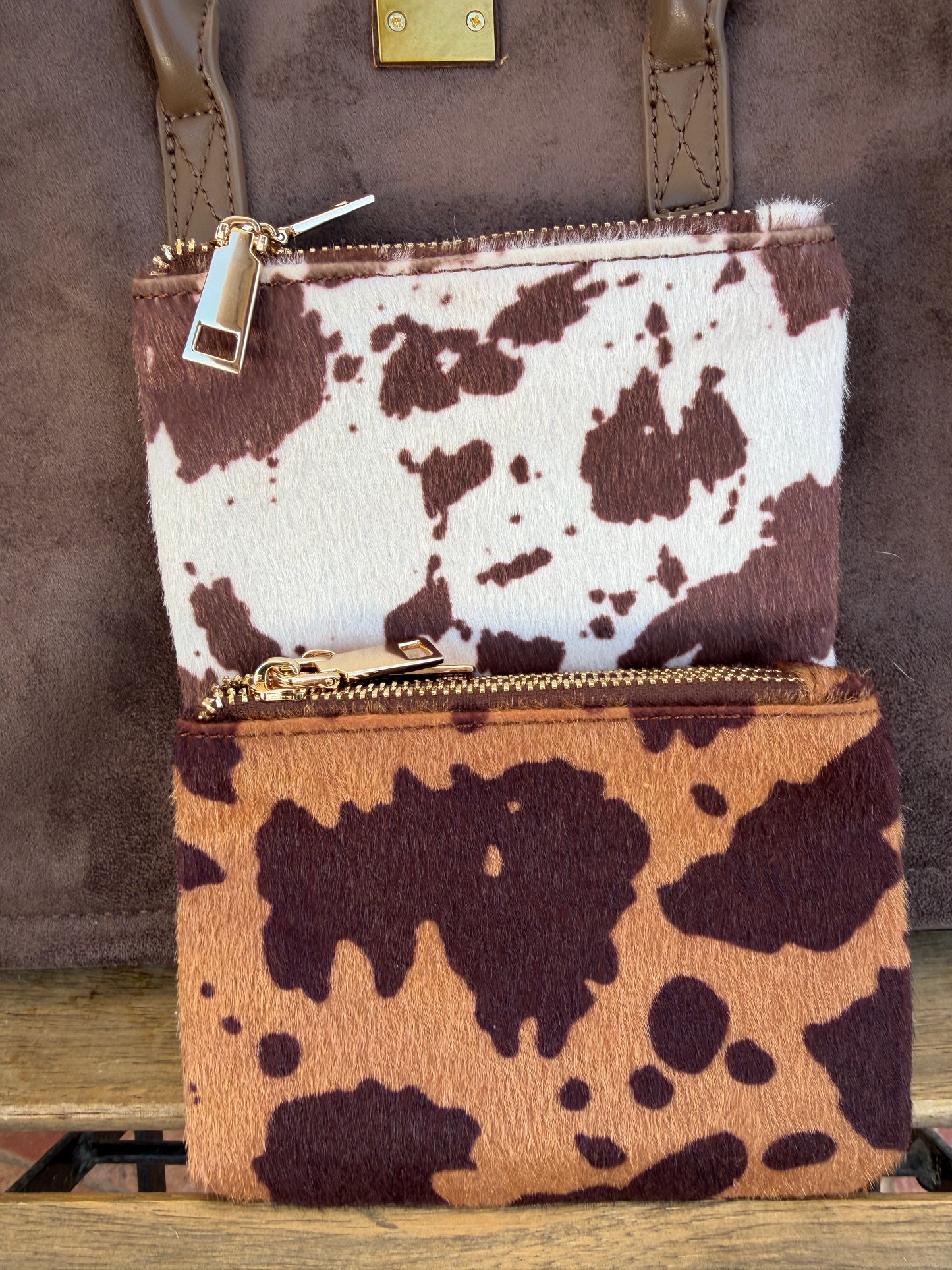 Monedero Cow Print