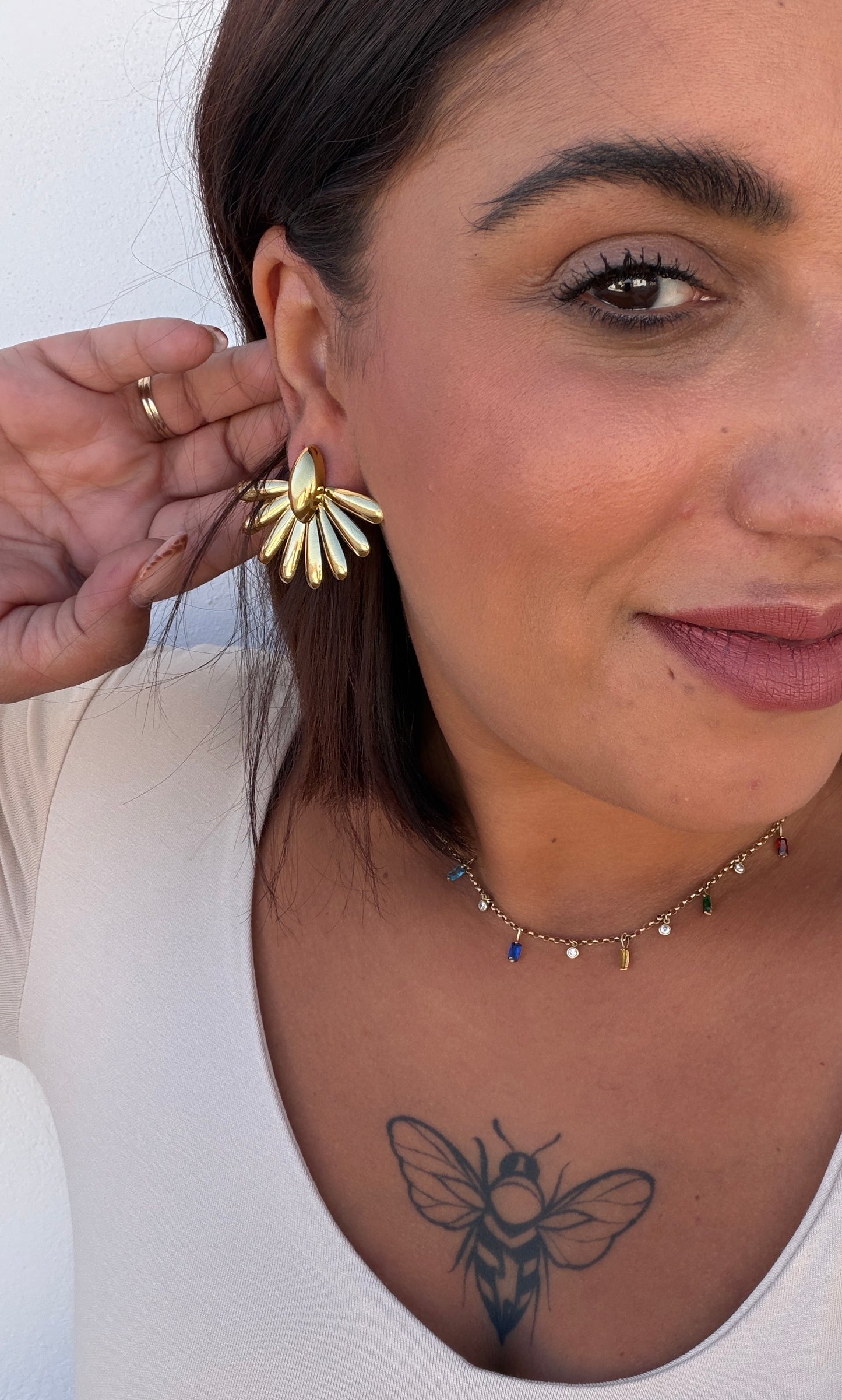 Pendientes Aura Dorada