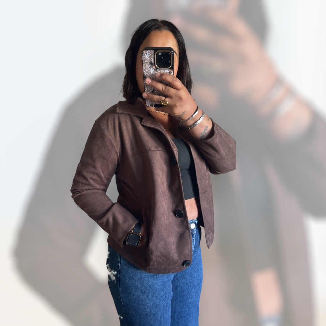 Sobre camisa ante