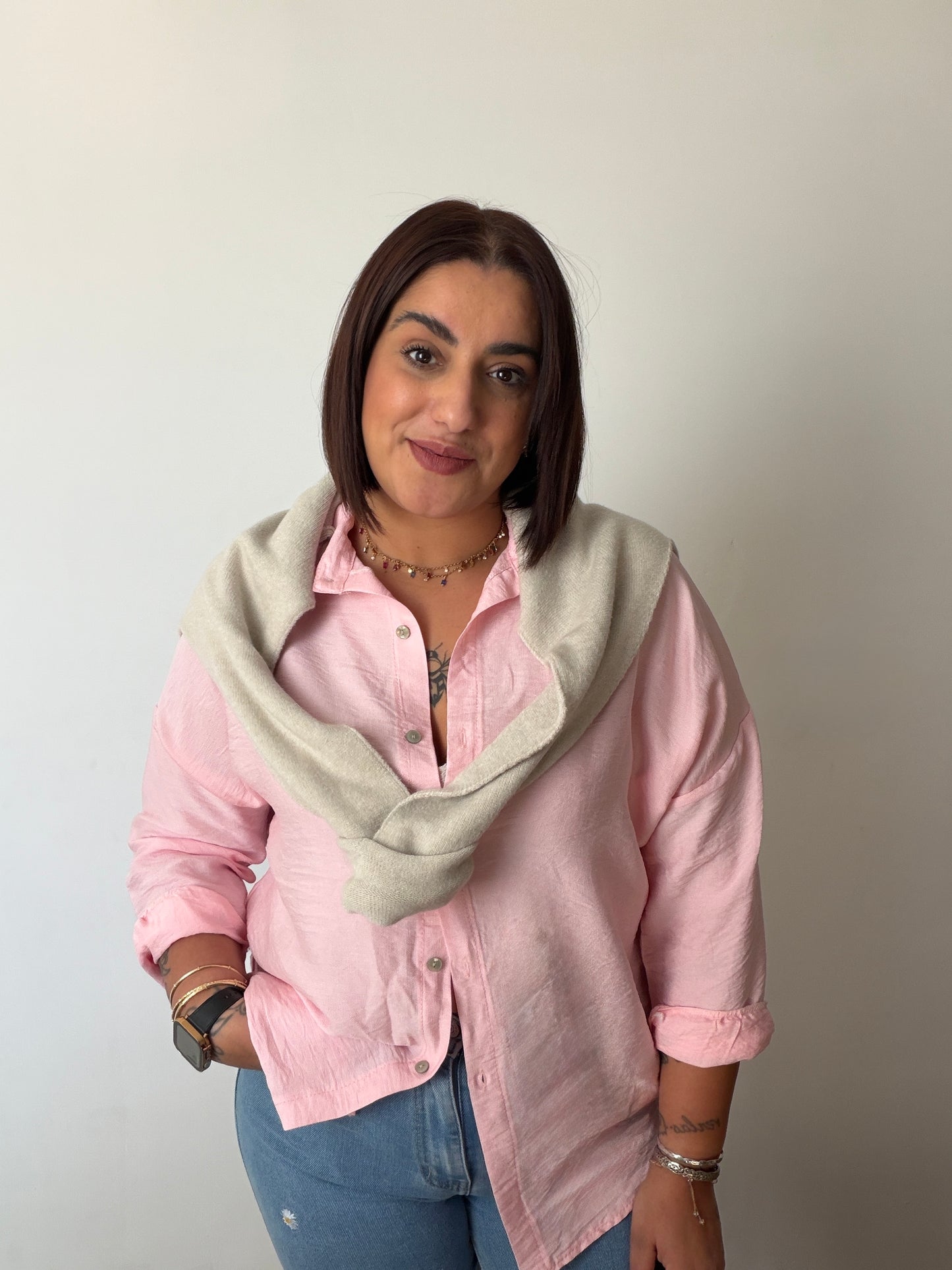 Camisa Spring · Básico Oversize Fluido