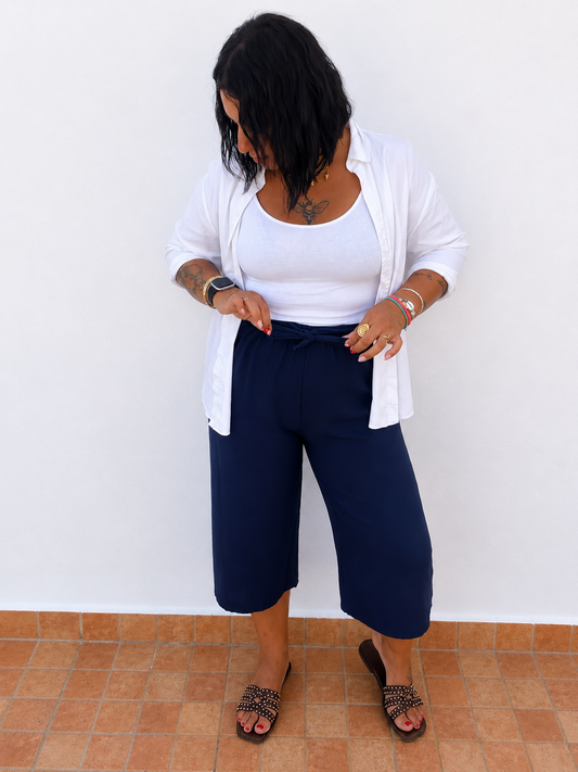 Pantalón culote fluido