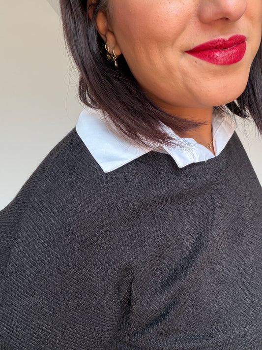 Jersey de Punto Jaspeado - Tacto Suave y Flexible (Talla Única 36-44)