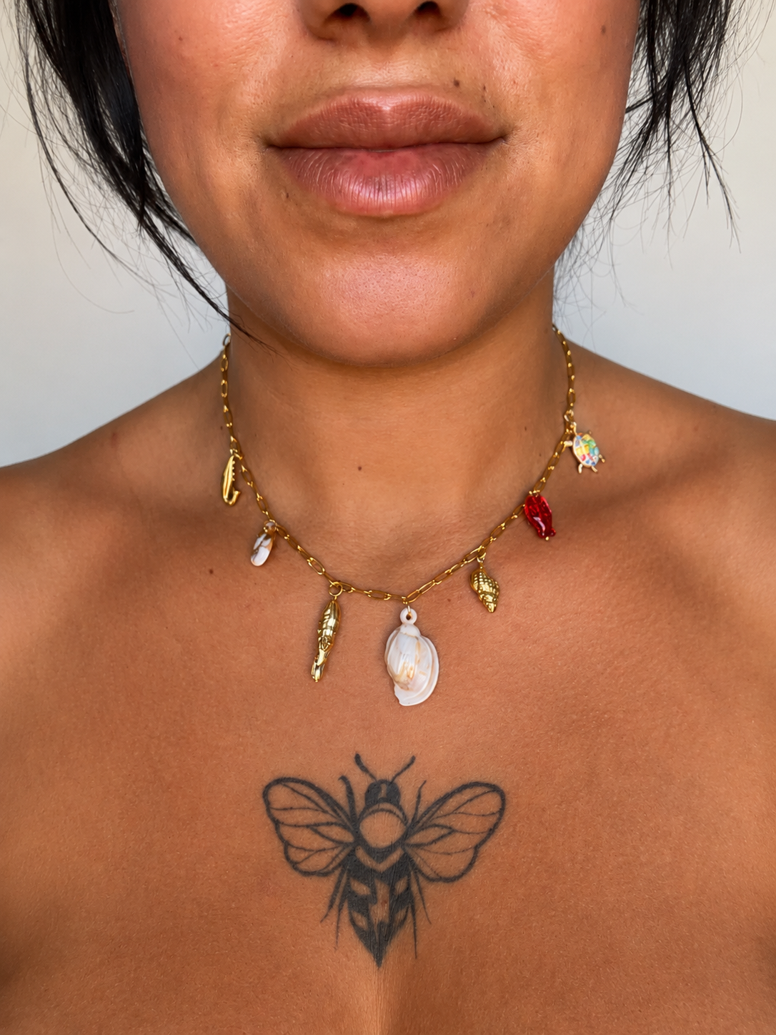 Collar sea charms