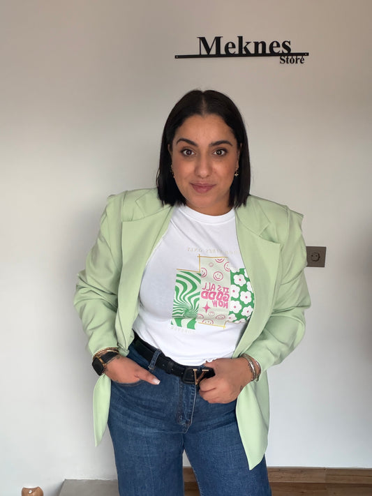 camiseta-mujer-estampado-flores-verde-estilo-retro