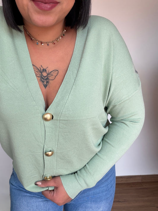 cardigan-punto-fino-verde-menta-talla-grande-meknes