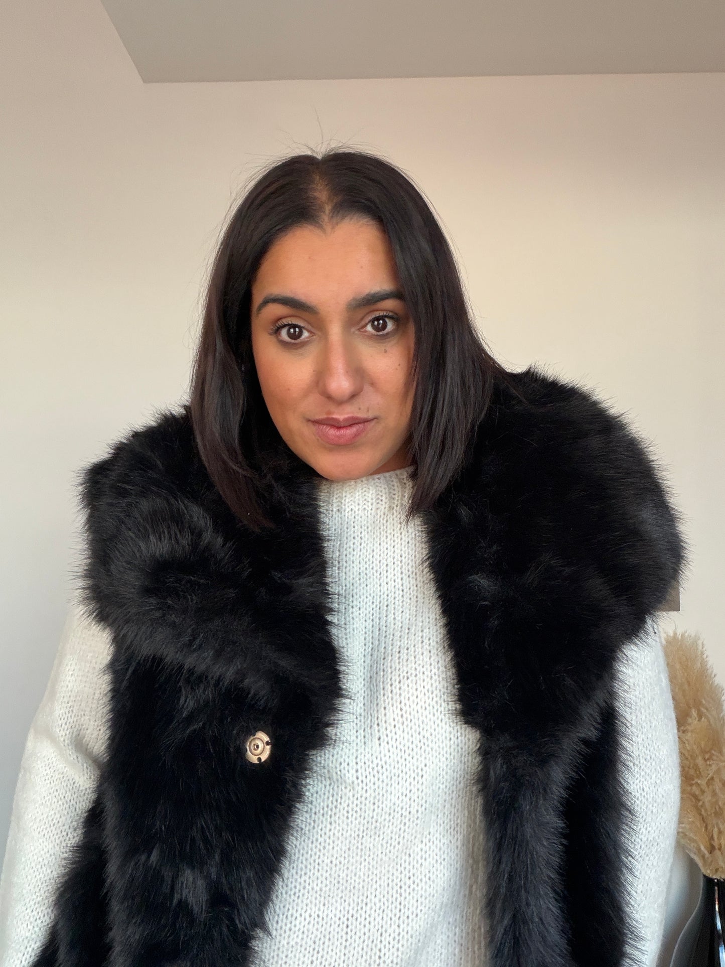 Chaleco de Pelo Suave - Elegancia y Calidez (Talla Única)