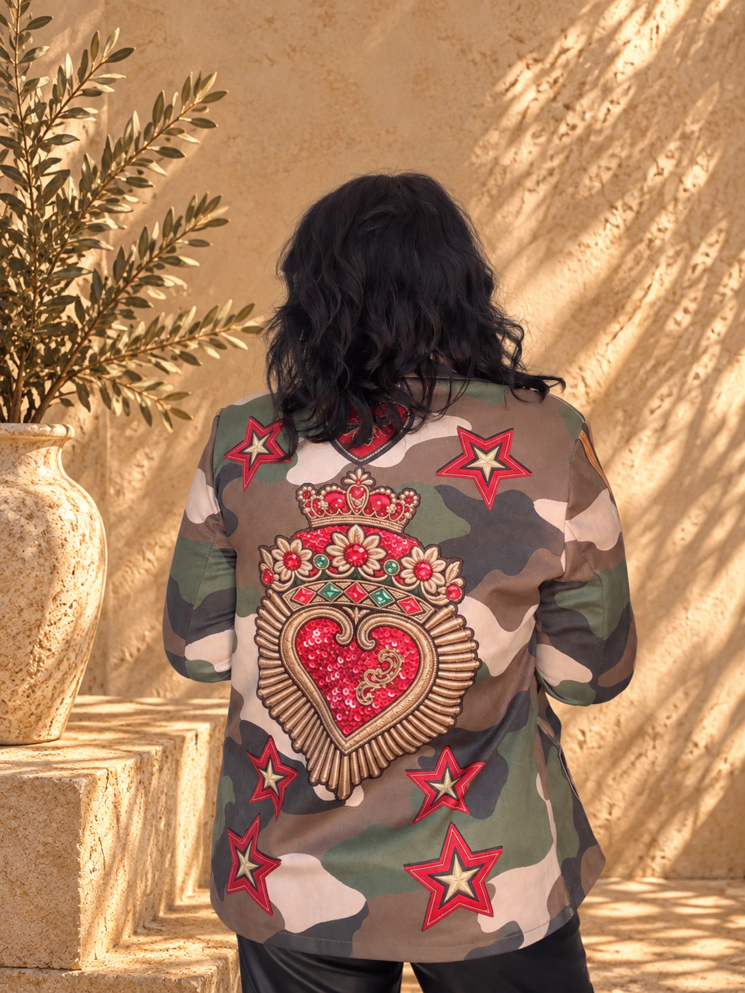 Blazer antelina Safari