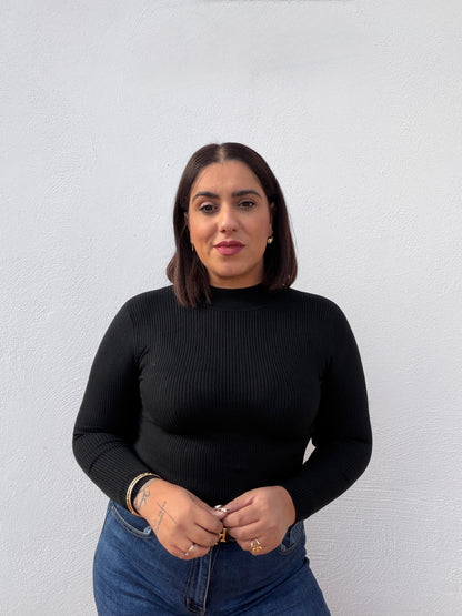 Jersey Básico Canalé - Elástico y Suave (Talla Única hasta XL)