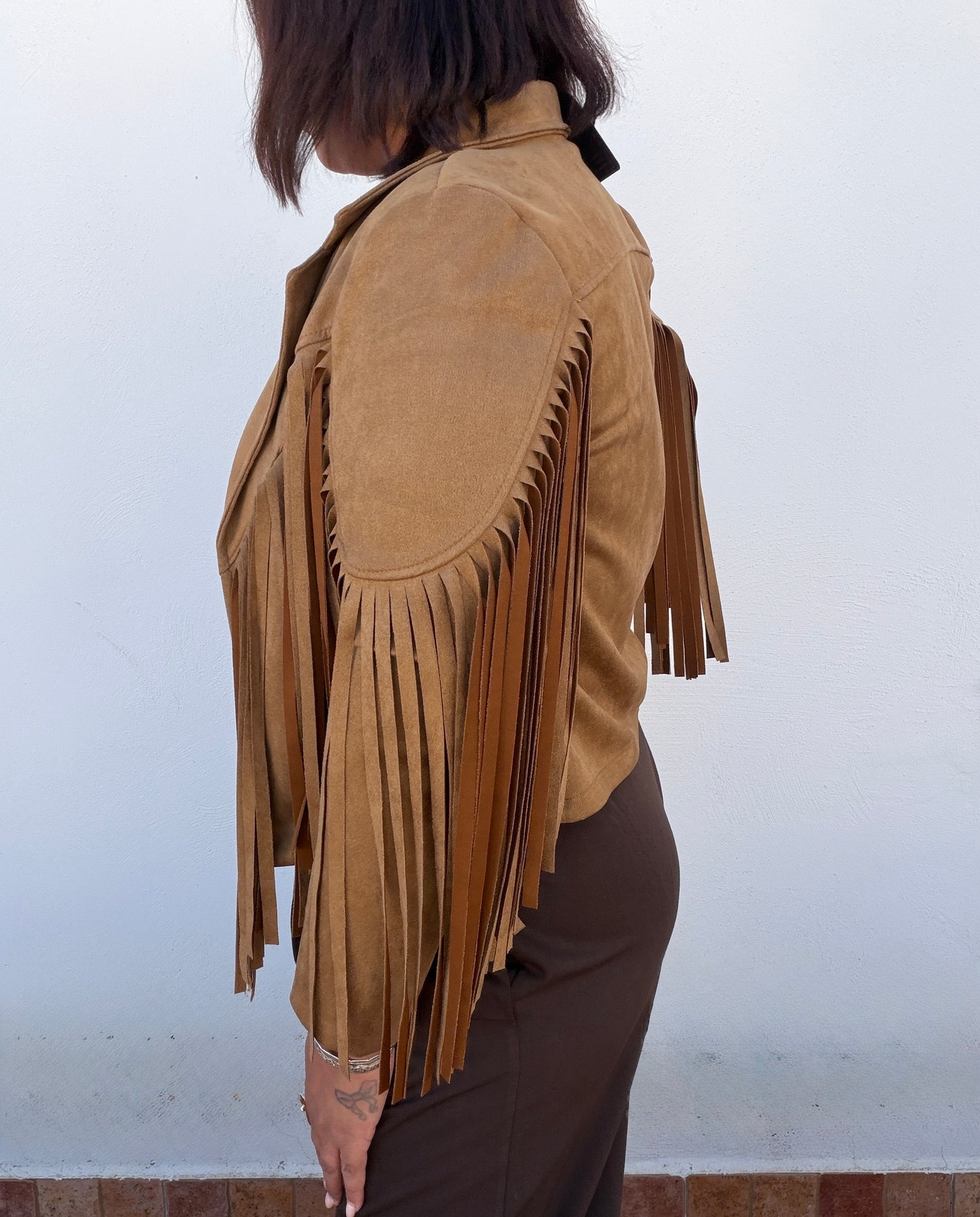 Chaqueta flecos Angelina