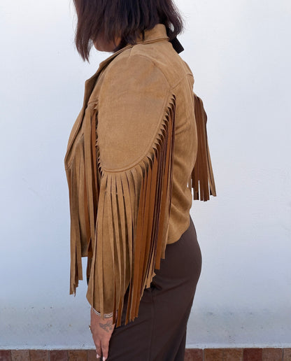 Chaqueta flecos Angelina