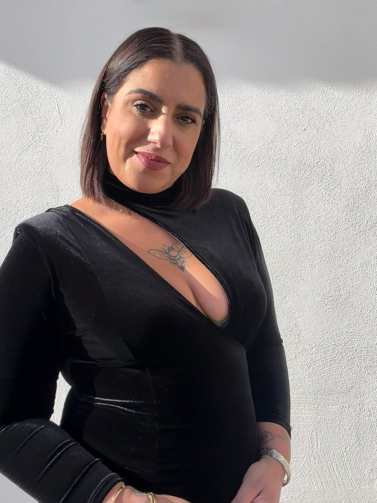 Vestido Roma de Punto Fluido - Vestido Básico Versátil (Talla Única)