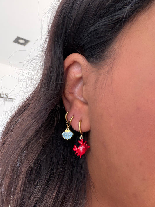 Pendientes concha