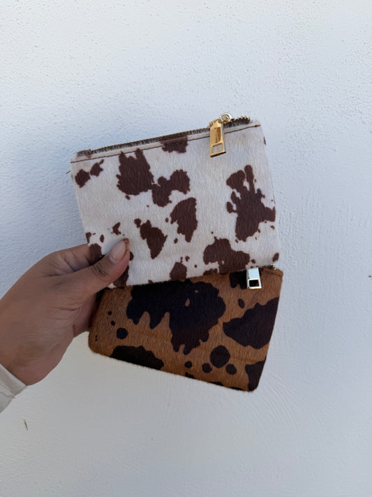 Monedero Cow Print