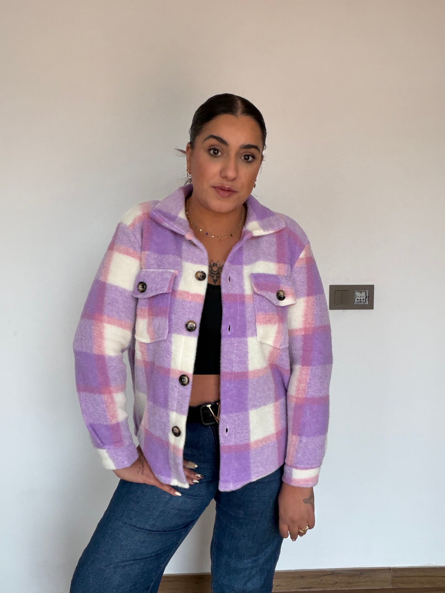 Camisa de Franela Suave - Estilo Oversize y Casual (Animal Print o Cuadros)