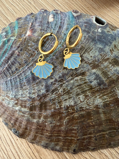 Pendientes concha