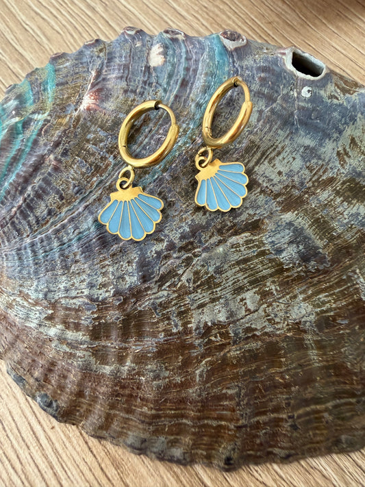 Pendientes concha