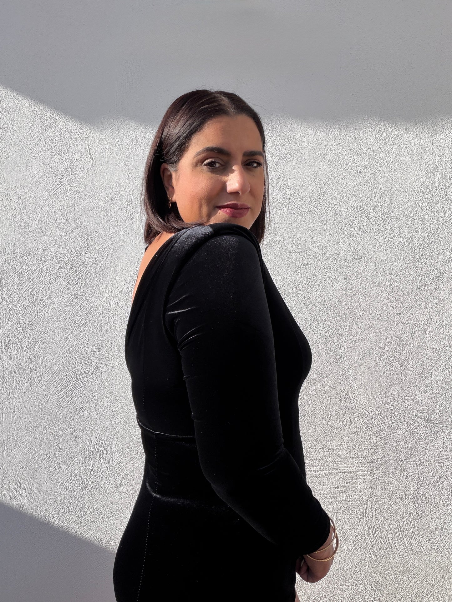 Vestido Roma de Punto Fluido - Vestido Básico Versátil (Talla Única)