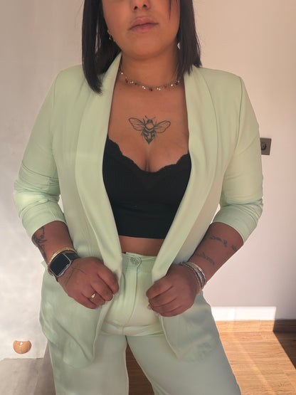 Blazer manga fruncida
