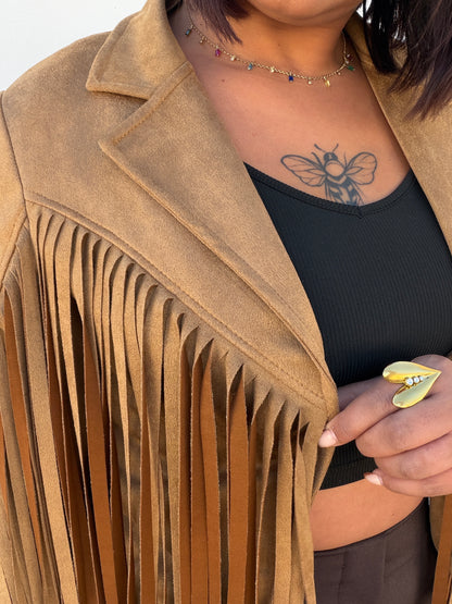 Chaqueta flecos Angelina