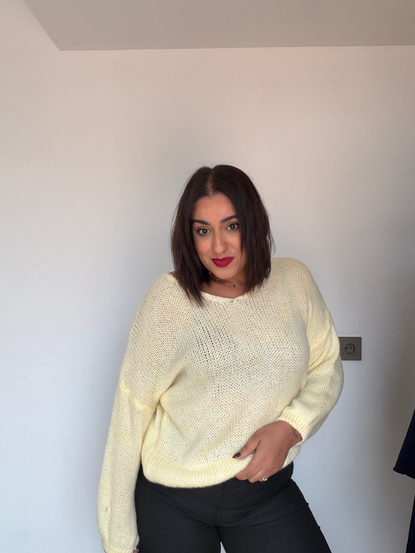 Jersey Roma con Lana y Cuello a Juego - Calidez Premium