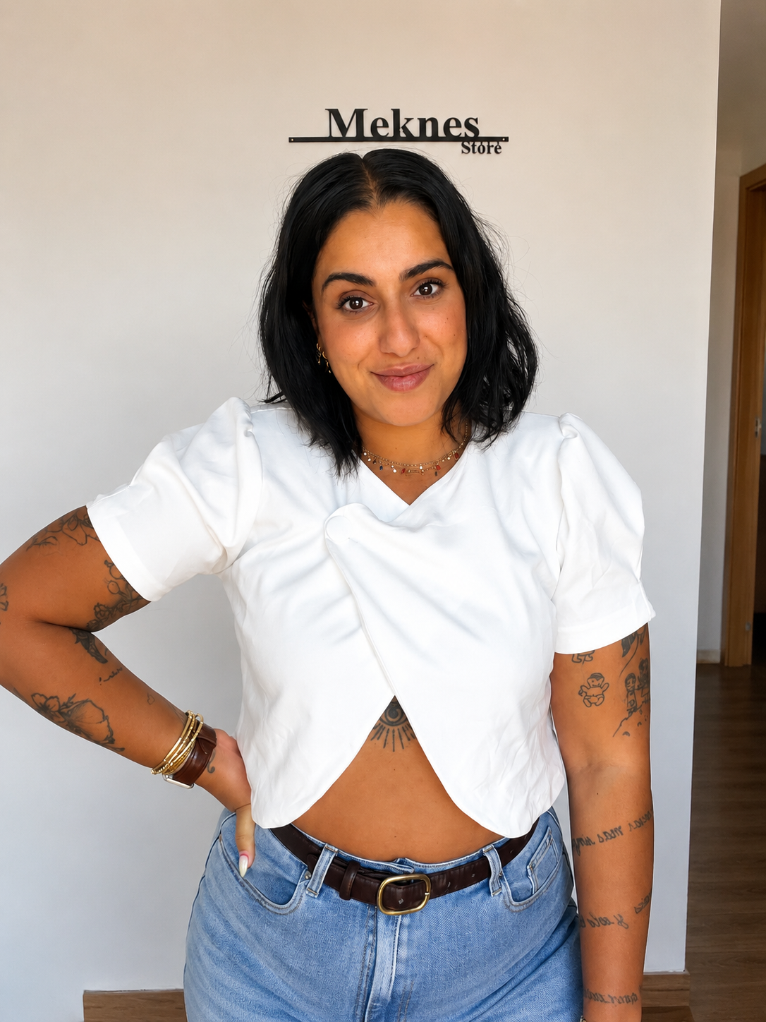 Top cruzado