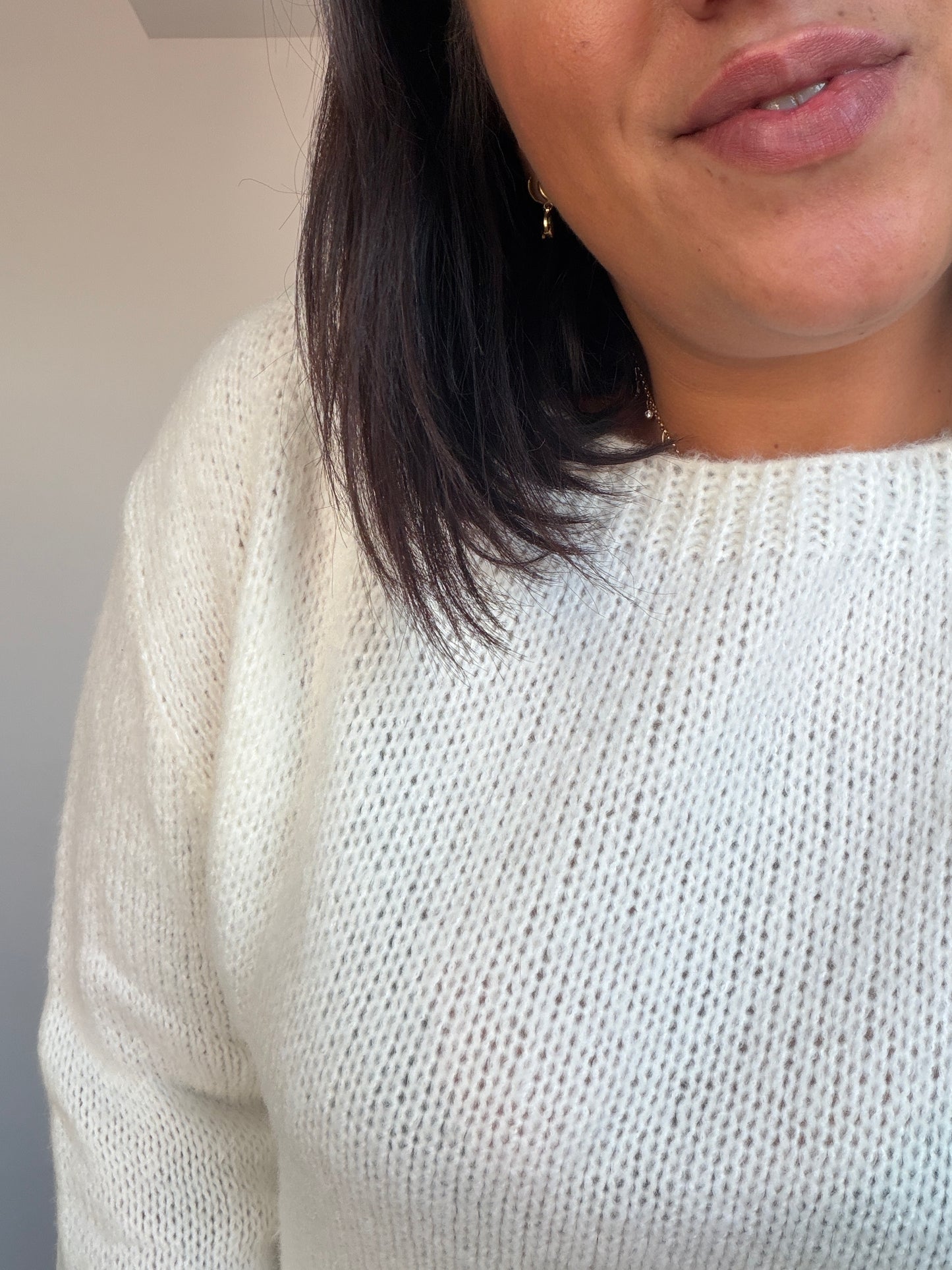 Jersey de Punto con Lana - Tacto Suave y Cálido (Talla Única)