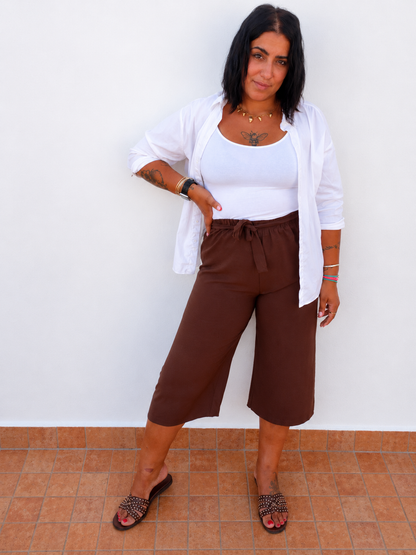 Pantalón culote fluido