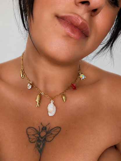 Collar sea charms