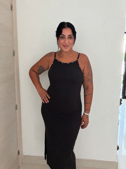 Vestido midi Rock