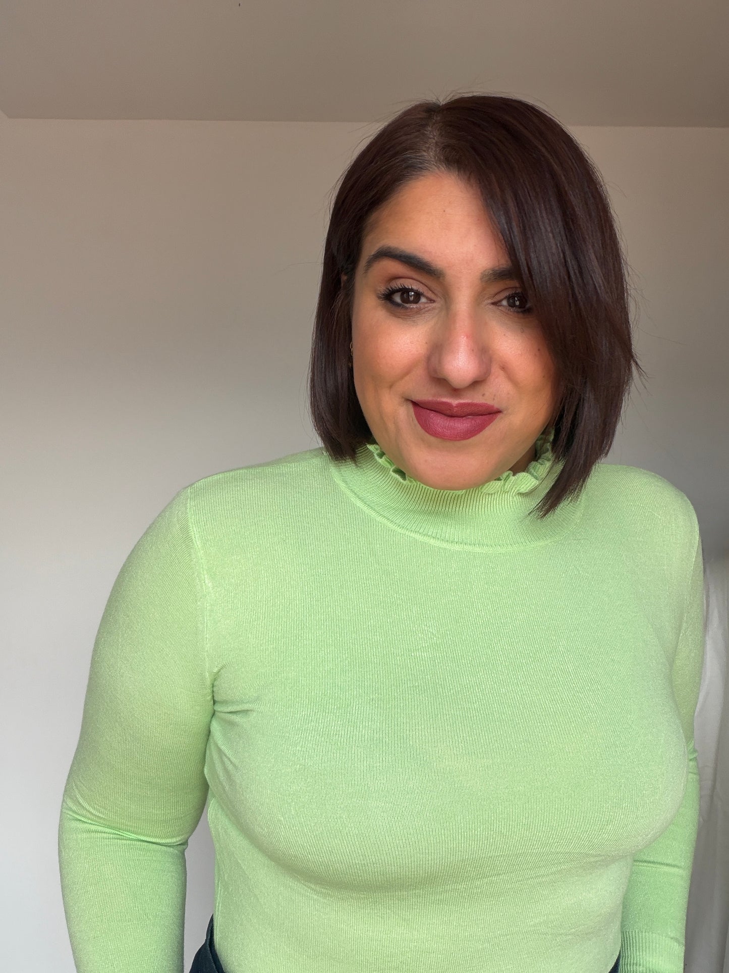 Jersey Soft - Punto Fino con Volantes (Talla Única S-XL)