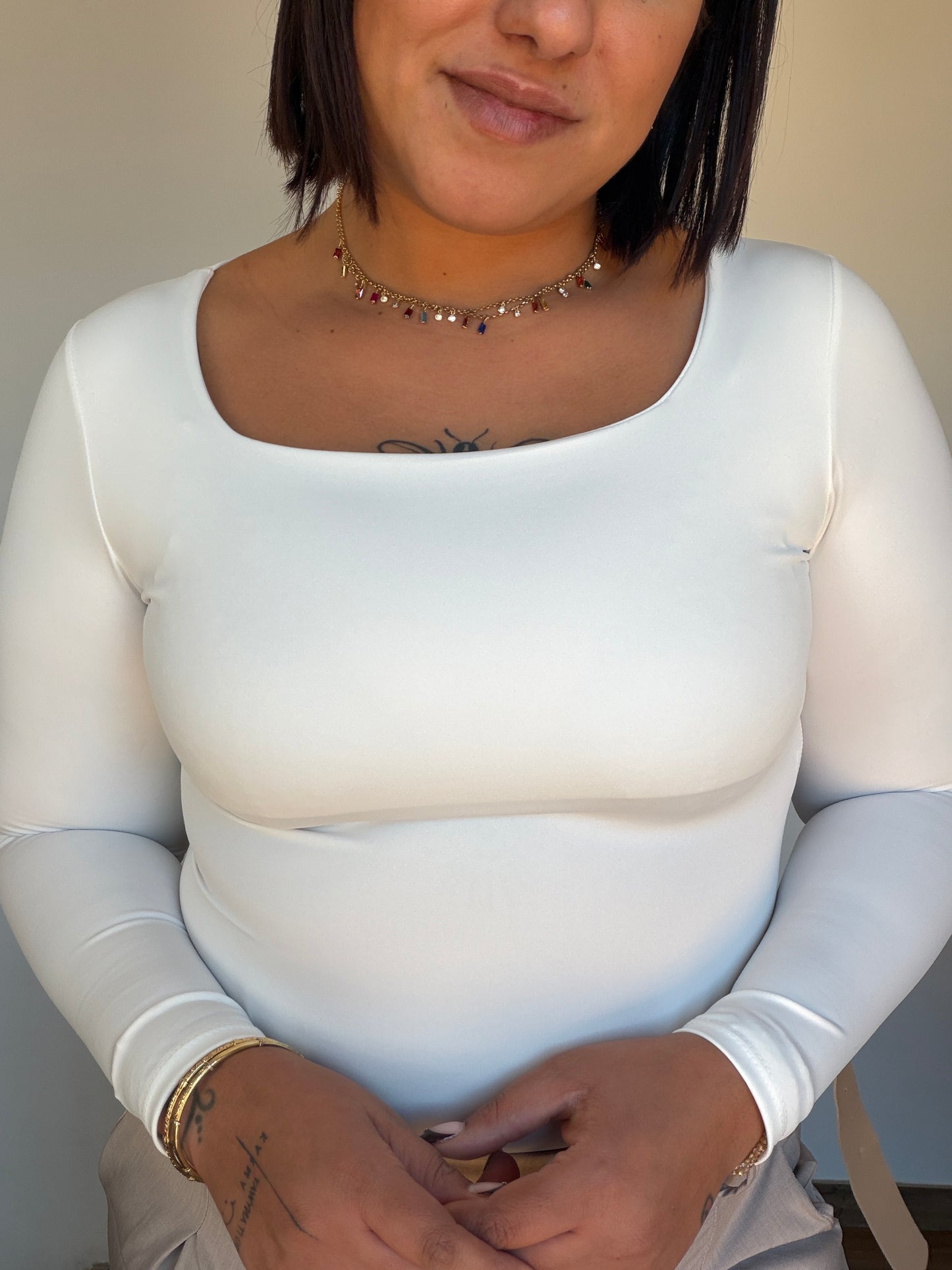 Body básico azul baby cómodo y elástico Meknes Store