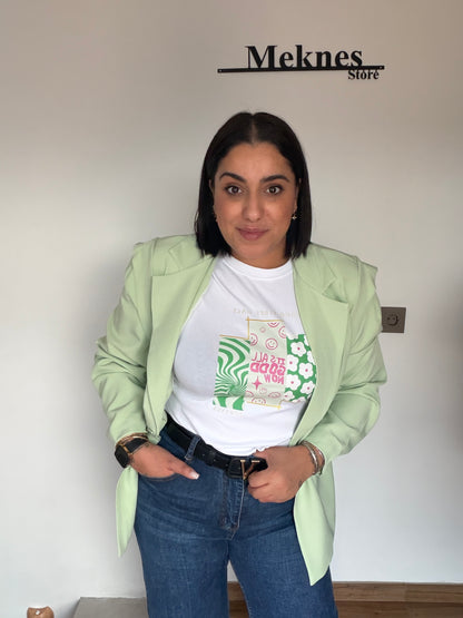 camiseta-mujer-estampado-flores-verde-estilo-retro
