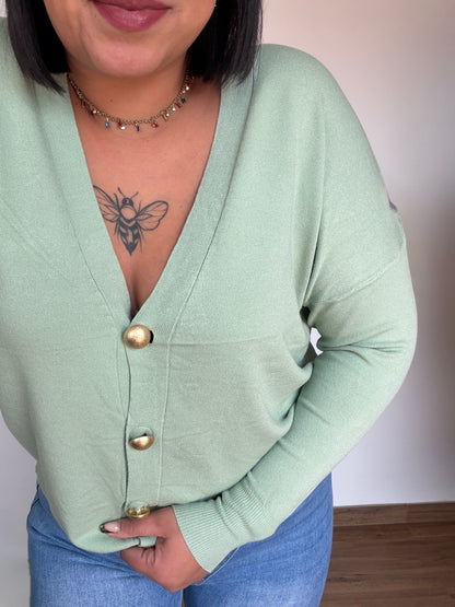 cardigan-punto-fino-verde-menta-talla-grande-meknes