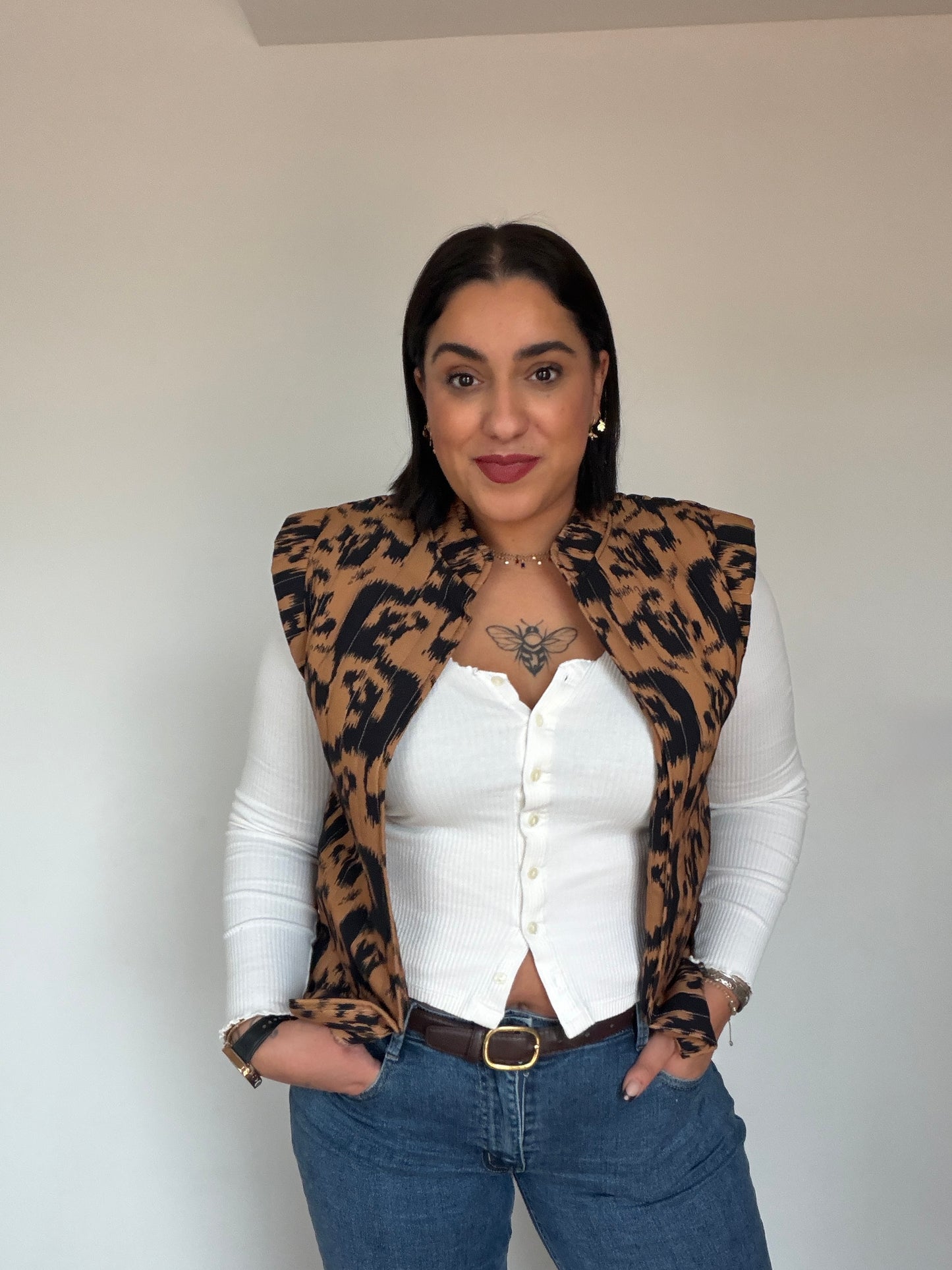 chaleco-safari-acolchado-estampado-etnico-meknes-store