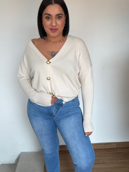 chaqueta-punto-mujer-blancol-baby-estilo-oversize-primavera