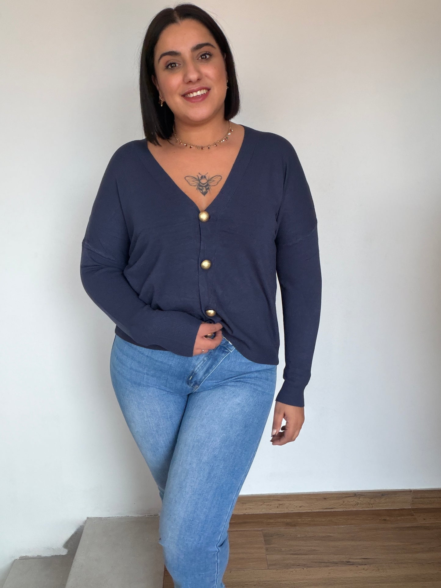 corte-trasero-oversize-cardigan-spring-punto-fino-comodo