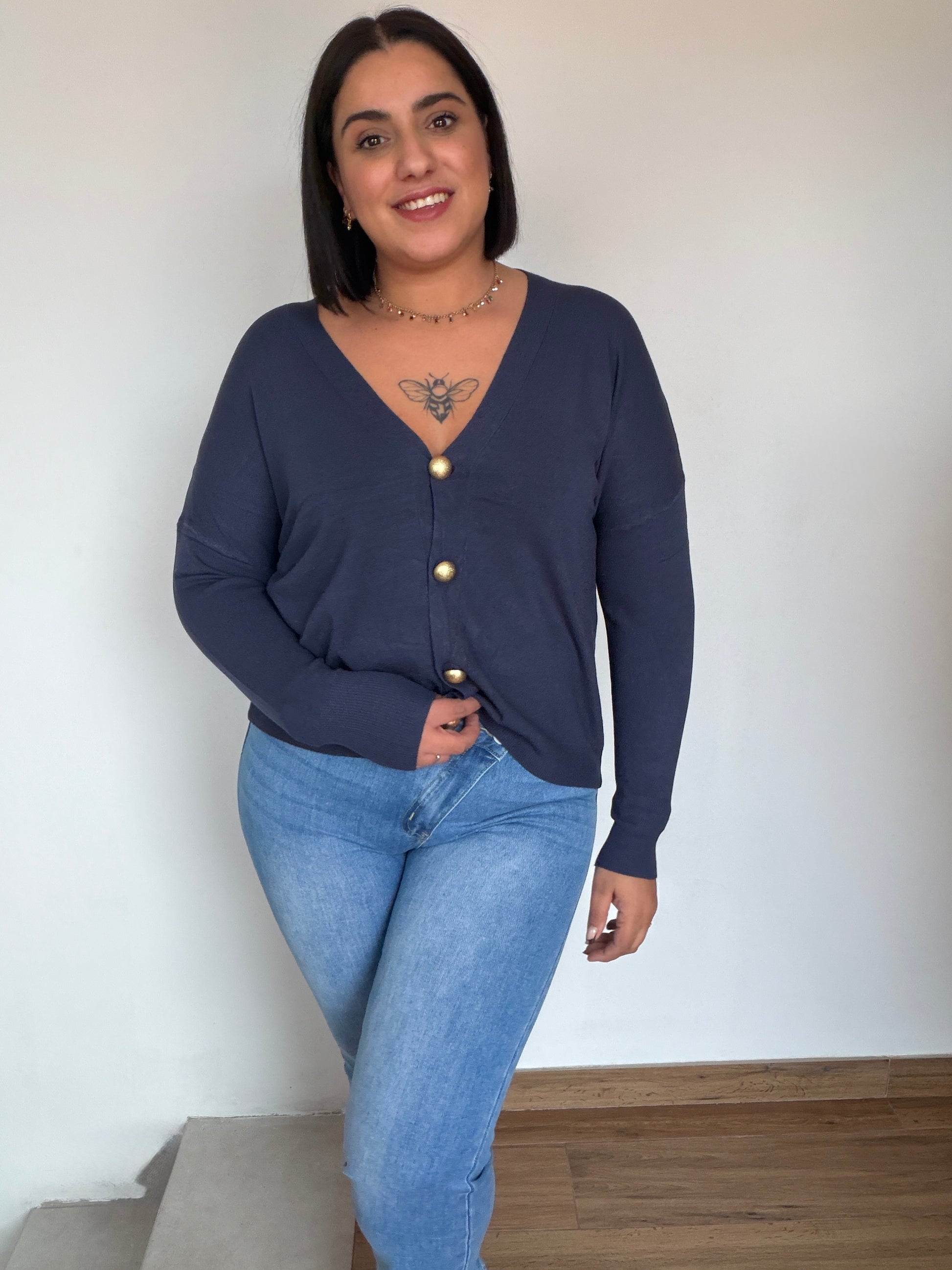 corte-trasero-oversize-cardigan-spring-punto-fino-comodo